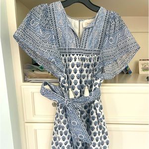 Cleobelle block print dress